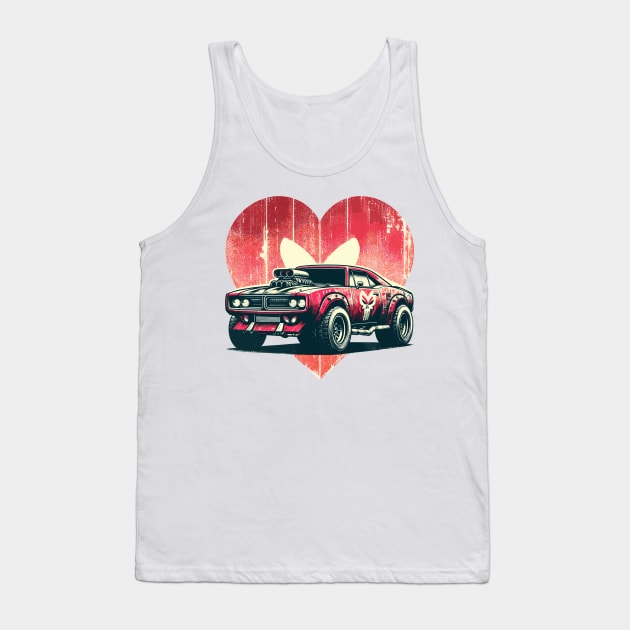 Valentine car gift Tank Top by Vehicles-Art